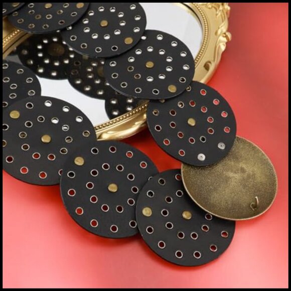 Wide Disc Link Belt Boho Western Waist Belt for Dresses Jeans Casual Wear main image 2